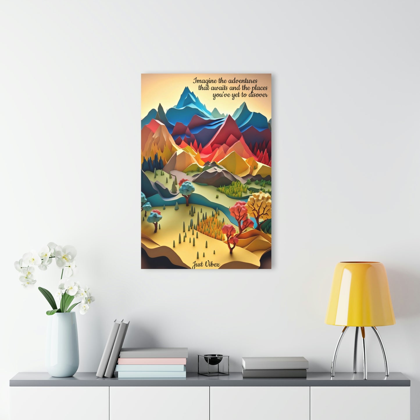 Endless Adventures Art - (French Cleat Hanging)