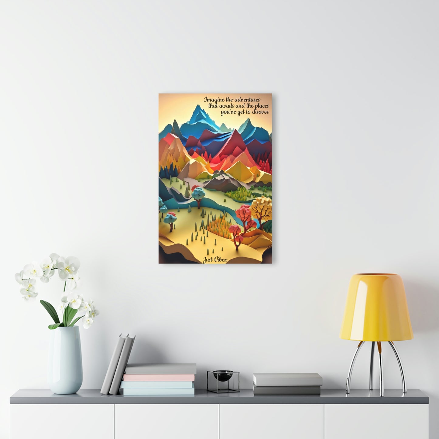 Endless Adventures Art - (French Cleat Hanging)