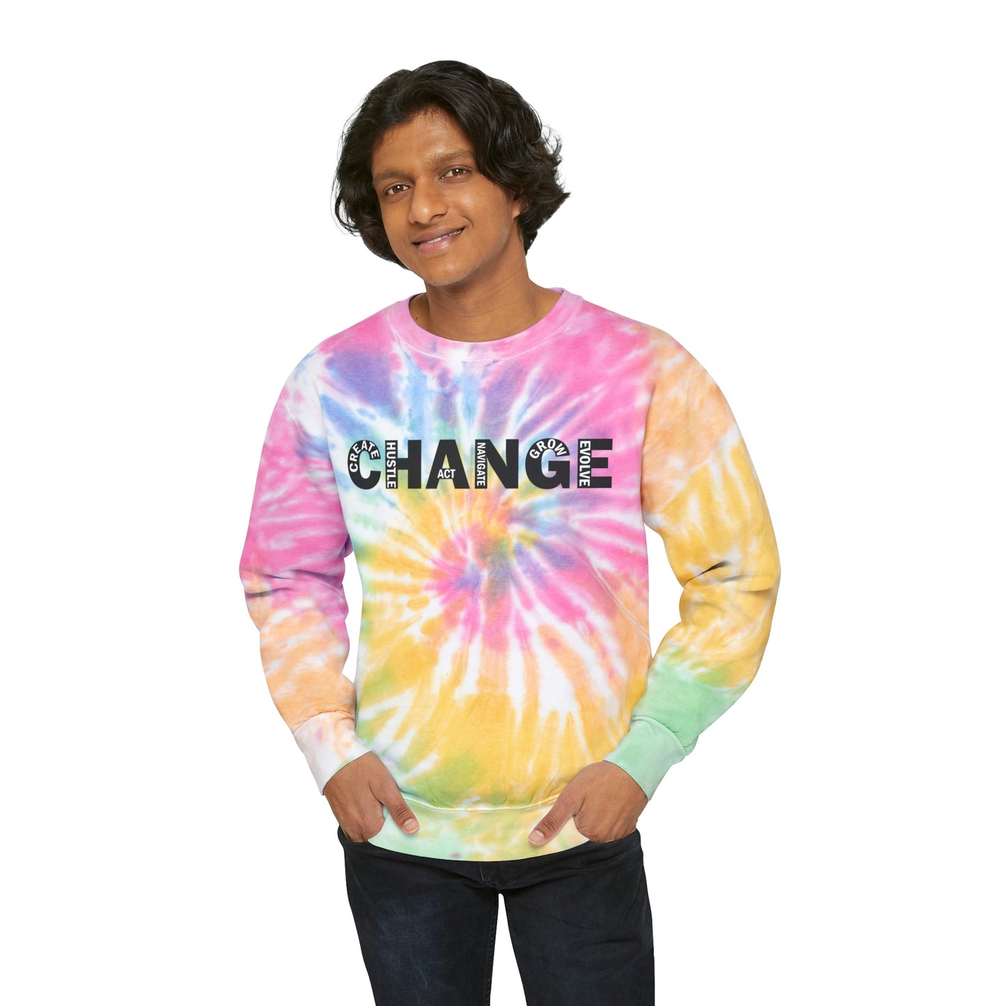 The CHANGE Maker Tie-Dye Sweatshirt