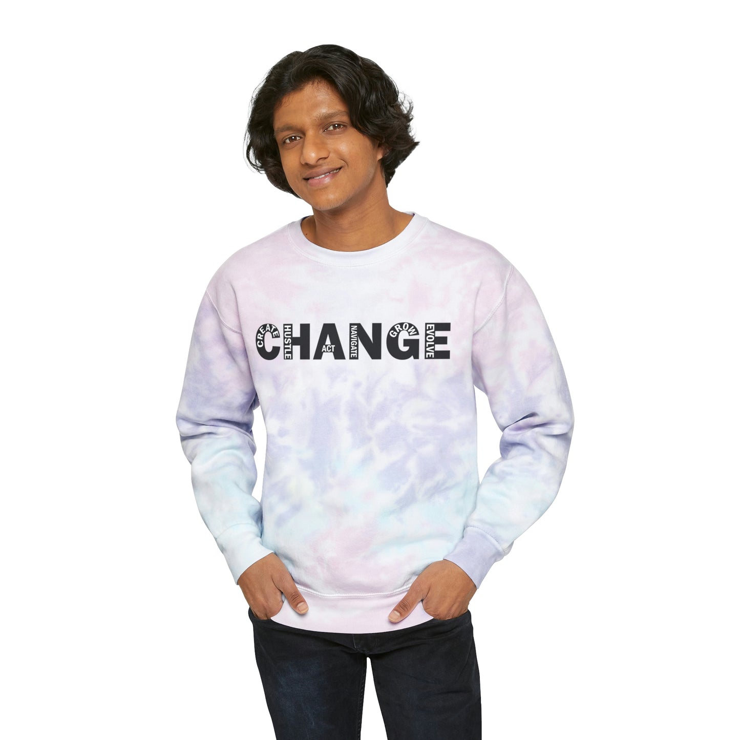 The CHANGE Maker Tie-Dye Sweatshirt