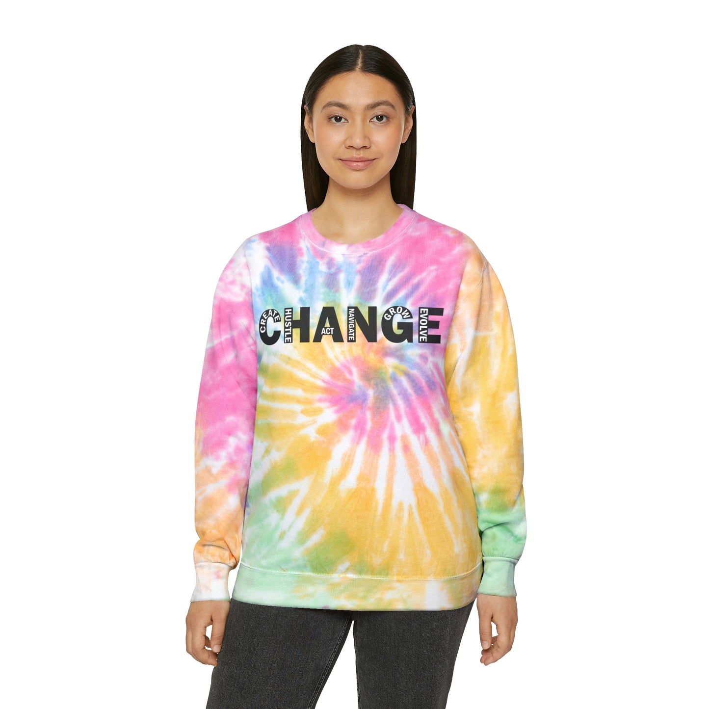 The CHANGE Maker Tie-Dye Sweatshirt