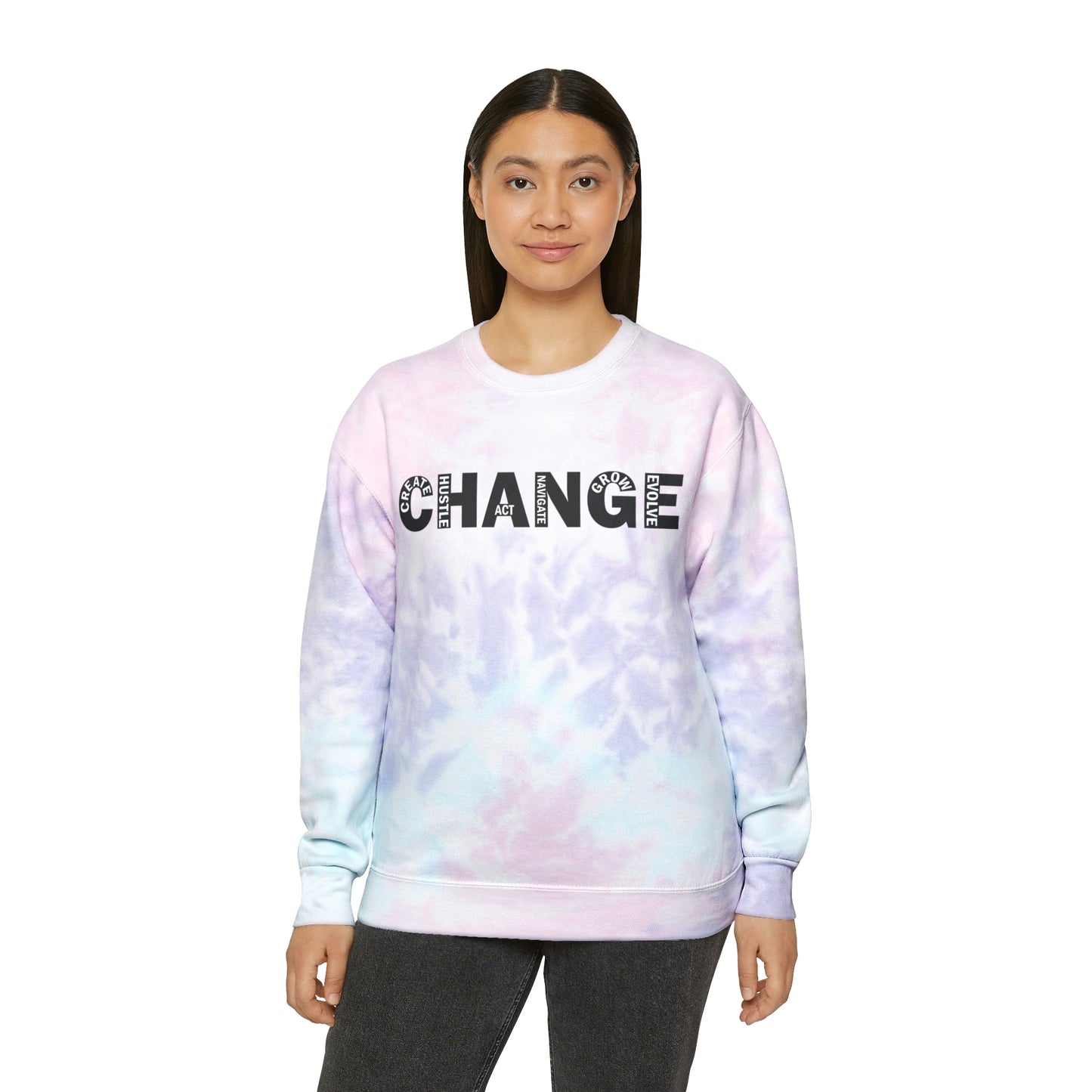 The CHANGE Maker Tie-Dye Sweatshirt