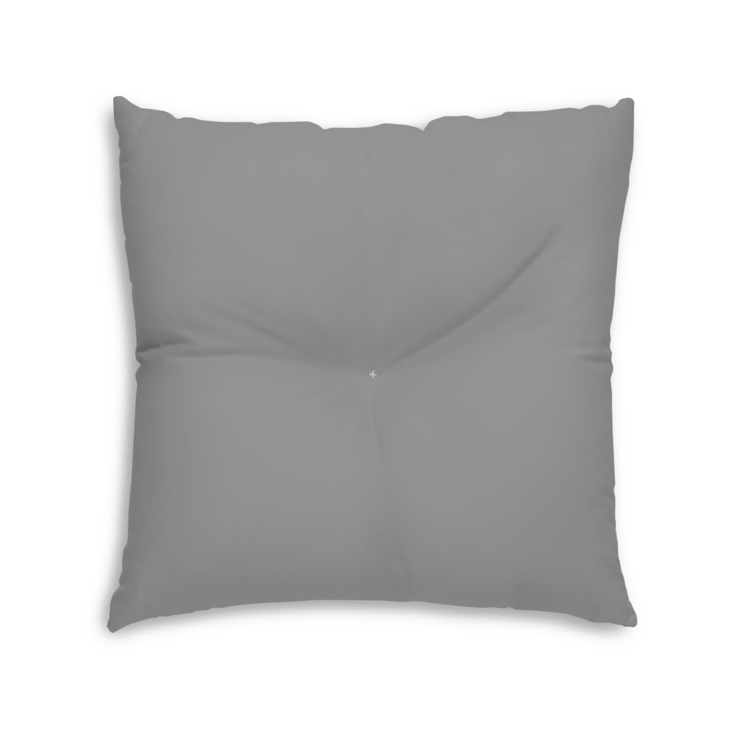 "Just IMAGINE " Tufted Floor Pillow, Square