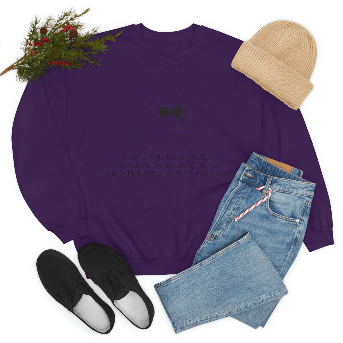 Believe & Lead  Crewneck Sweatshirt