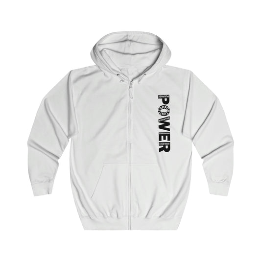 POWER Full Zip Hoodie (Unisex)