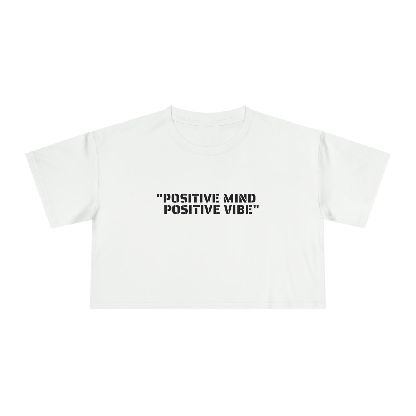 Good Vibez Only Crop Tee